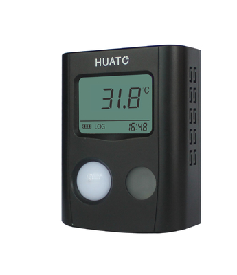 중국 HUATO S635 UV 데이터 로거 Uv 온도 감지기 접촉은 배터리 전원을 사용하는 잠급니다 협력 업체