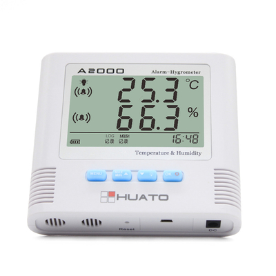 중국 백색 색깔 디지털 방식으로 습도 독자 습도계 온도계 시계 135*124*35mm 협력 업체