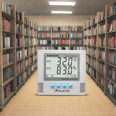 중국 LCD 디스플레이 아BS 물자 330g를 가진 실내 디지털 온도계 습도계 협력 업체