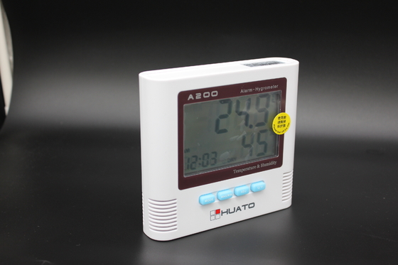 중국 경보 기능 온도 Humidmeter 큰 LCD 디지털 온도계 습도계 시계/미터 협력 업체